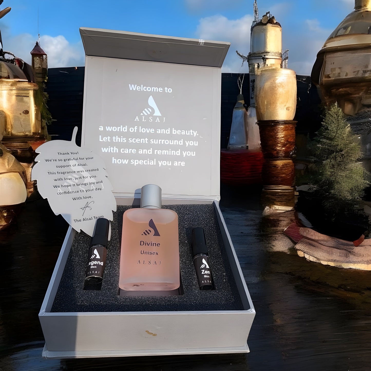 Alsaj Divine – Unisex Long-Lasting Luxury Perfume