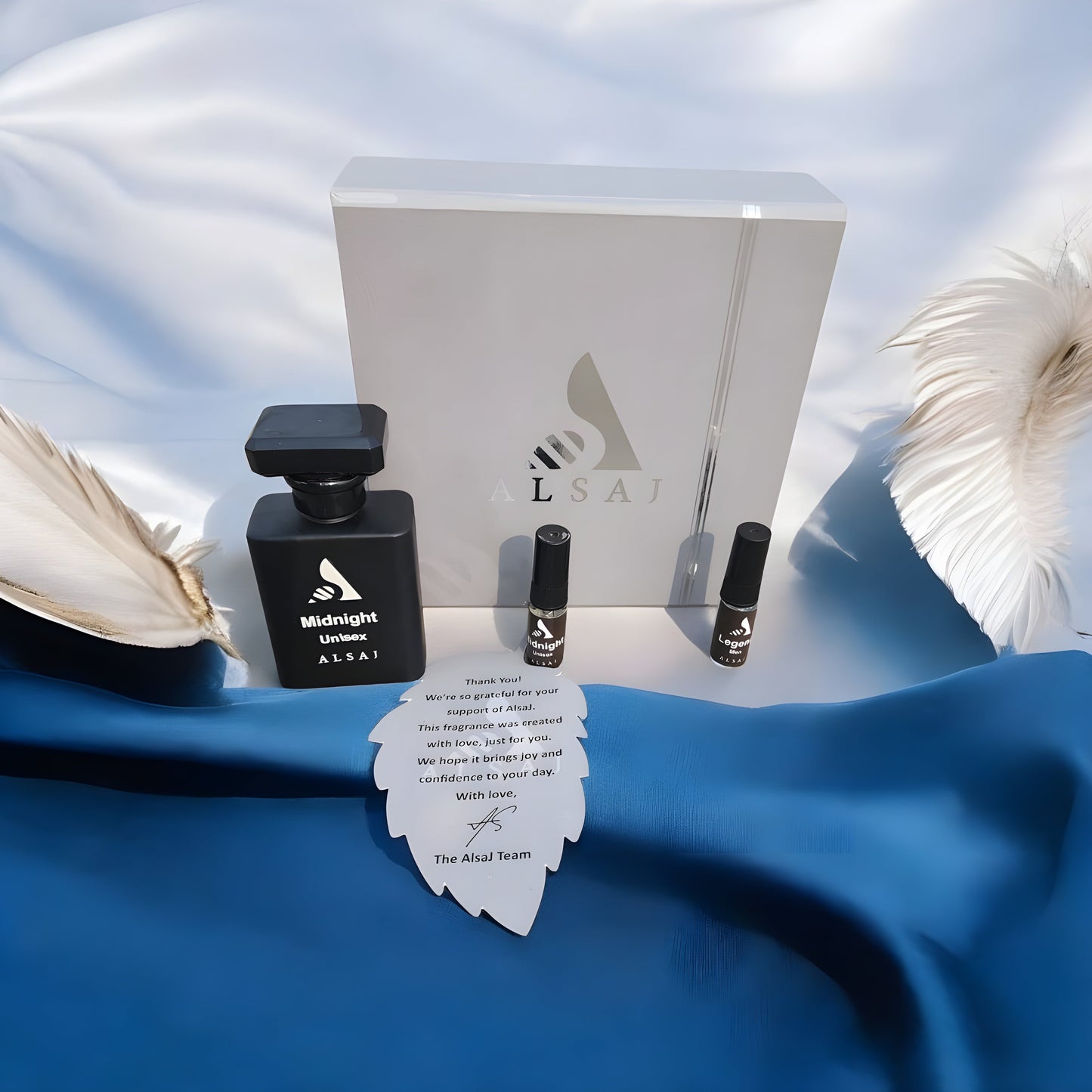 Alsaj Midnight – Unisex Bold Luxury Perfume