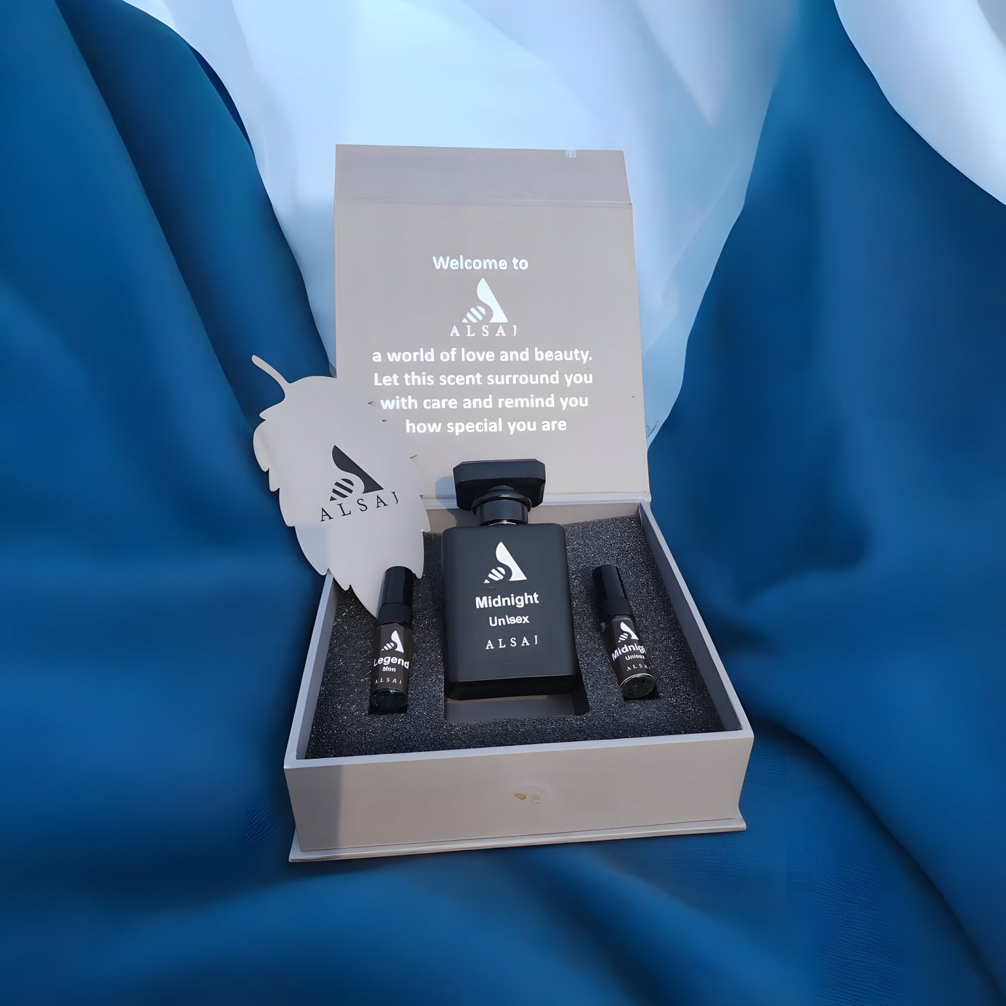 Alsaj Midnight – Unisex Bold Luxury Perfume