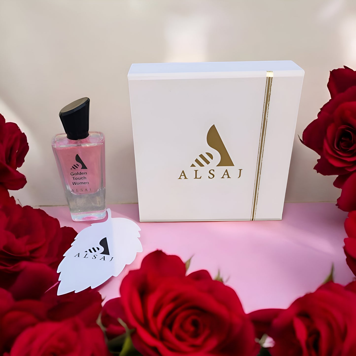 Alsaj Golden Touch – Radiant & Luxurious Perfume for Women