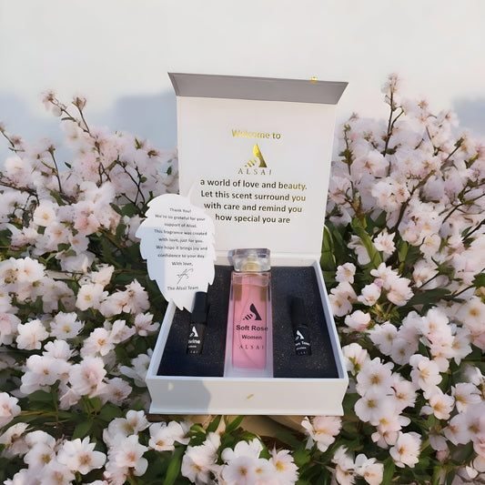 Alsaj Soft Rose – Luxury Floral Perfume for Women