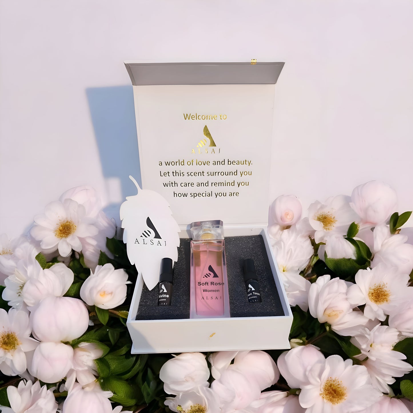 Alsaj Soft Rose – Luxury Floral Perfume for Women
